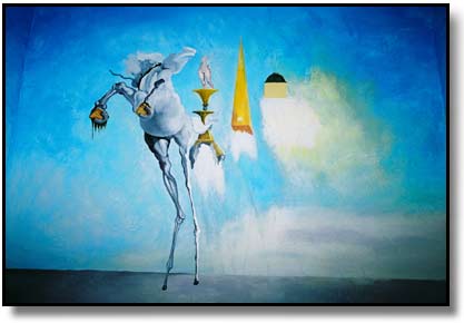 Closet sized Dali mural