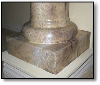 Faux Marble Pillar