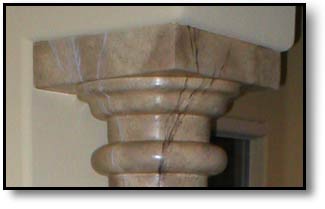 Faux Marble Pillar