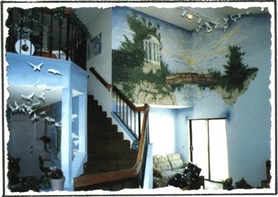 Surreal Landscape in an entryway