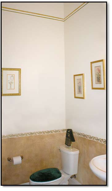 Faux Finished Bathroom