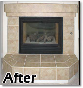 Faux Fireplace