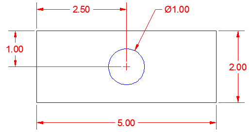 Diameter Dimension in AutoCAD