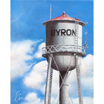 View the Byron Water Tower Painting