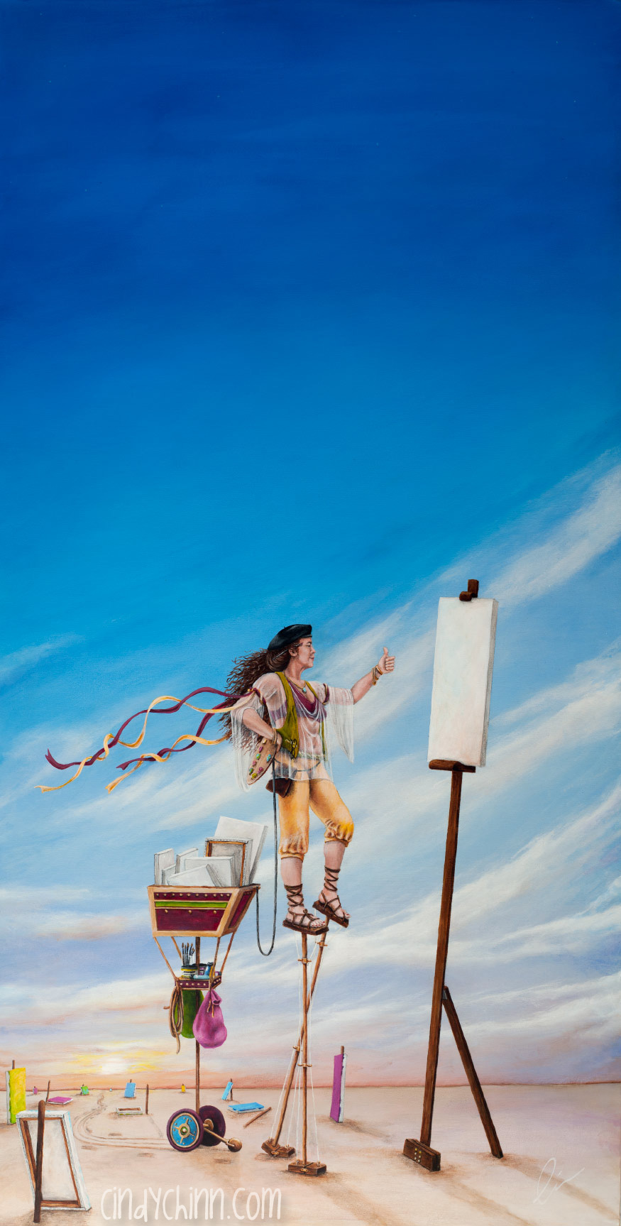 Journey of a Painter - by Cindy Chinn