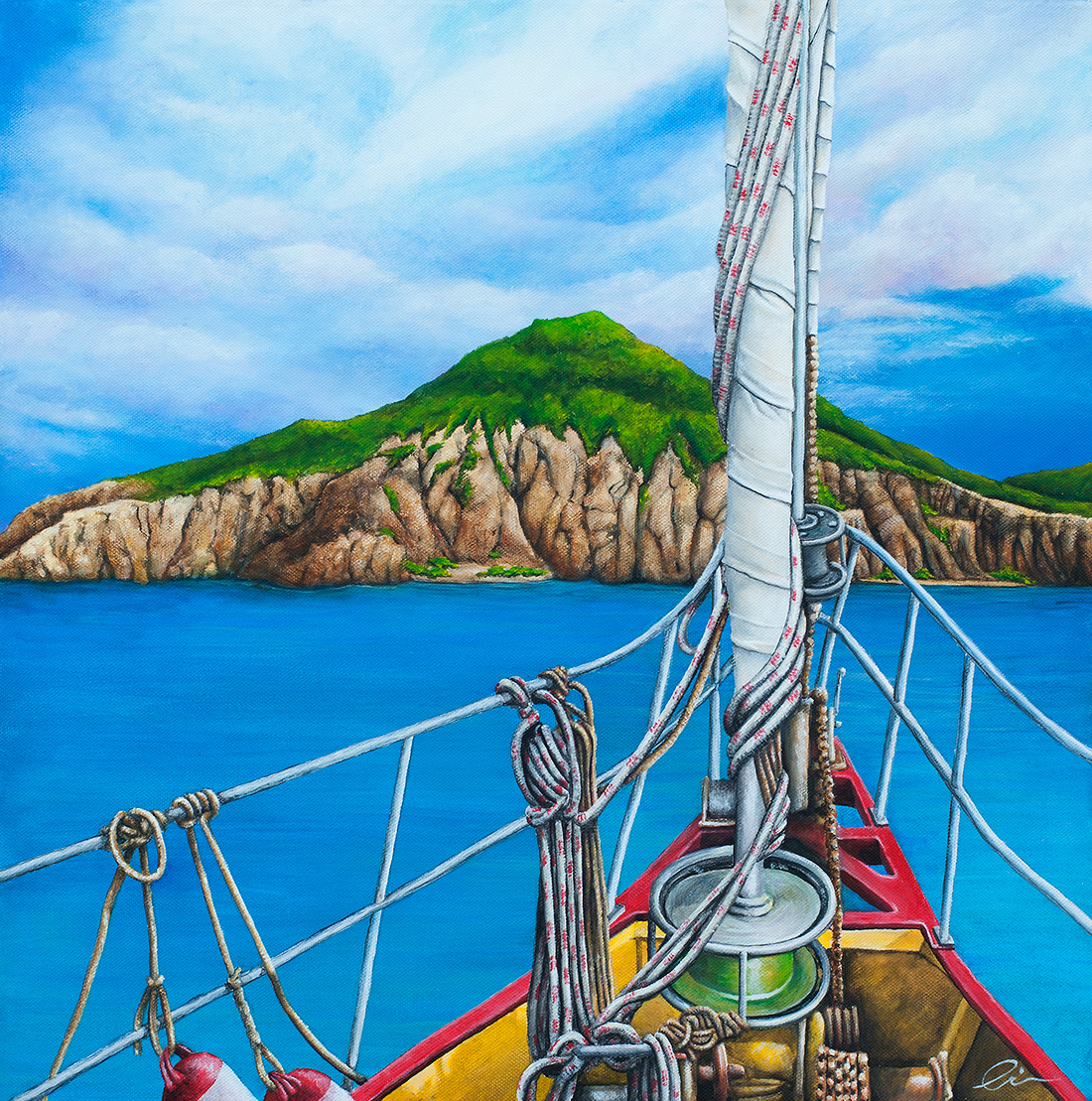"Take Me To Saba" painting