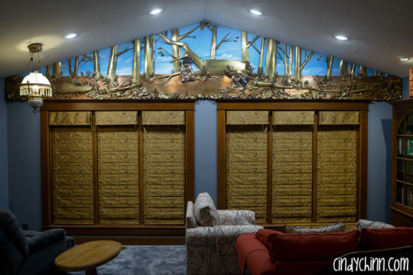 Brass and Copper Wall Sculpture by Cindy Chinn