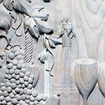 Hand Carved Buffet Panel