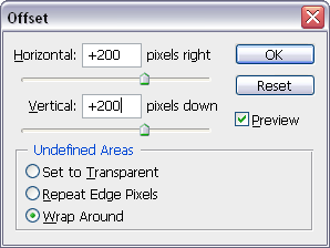 Offset Filter Dialog