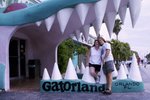 Us at the entrance to Gatorland