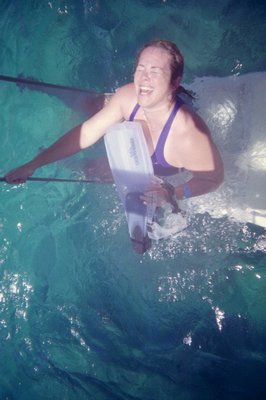 Cindy (before the sunburn kicked in)